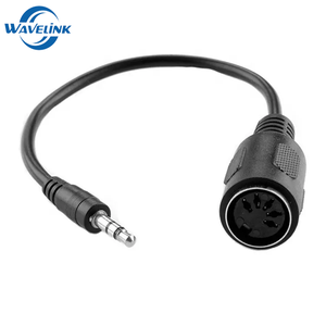 迷你Din公5针6针7 8 9针插头连接器至Usb 6 Rca Midi电源扩展迷你音频电缆，用于计算机 - Product Image 5