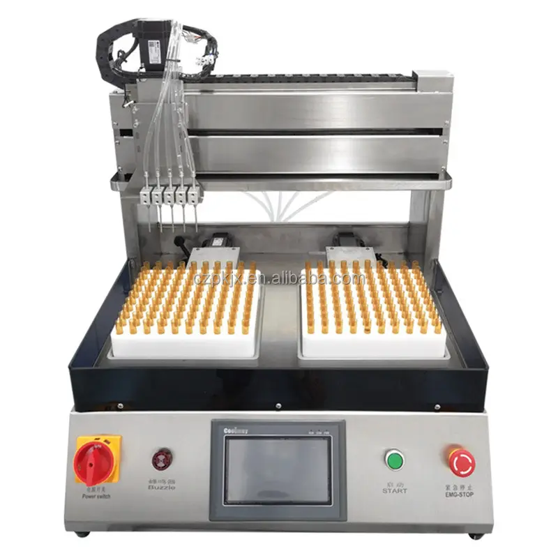 Máquina dispensadora de aceite de cigarrillos de 5 boquillas de alta precisión Máquina de llenado automático a la venta