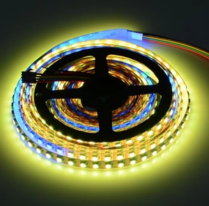 แอดเดรสสี WS2812B พิกเซล RGB rgbic แถบไฟ LED 54 LEDs/M 36V SMD 5050 WS 2812 - Product Image 6