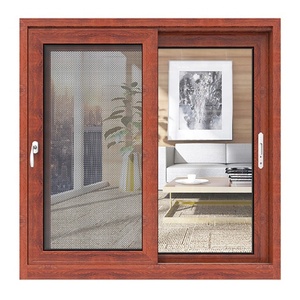 Çift sırlı cam alüminyum 3 parça cibinlik ile sürgülü pencereler veya güneşlikler - Product Image 4