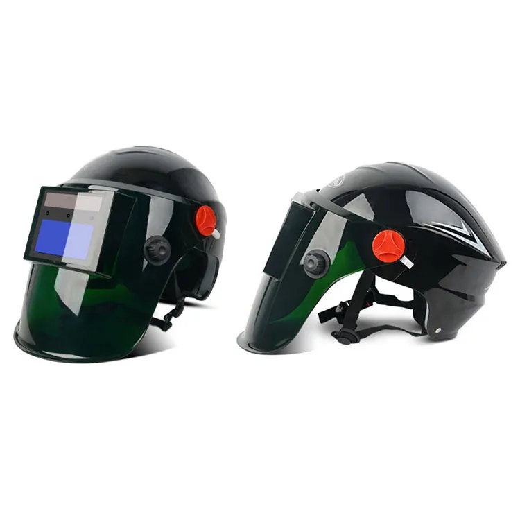 Máscara de arco de atenuación automática fotosensible personalizada, casco de soldadura PC, casco de atenuación Solar, cascos de soldadura Para seguridad facial