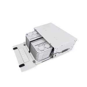 ftth ODF 24 48 72 96 144FO光纤机架安装配线架ODF FIST-GPS2，用于支持8个GPST拼接托盘 - Product Image 5