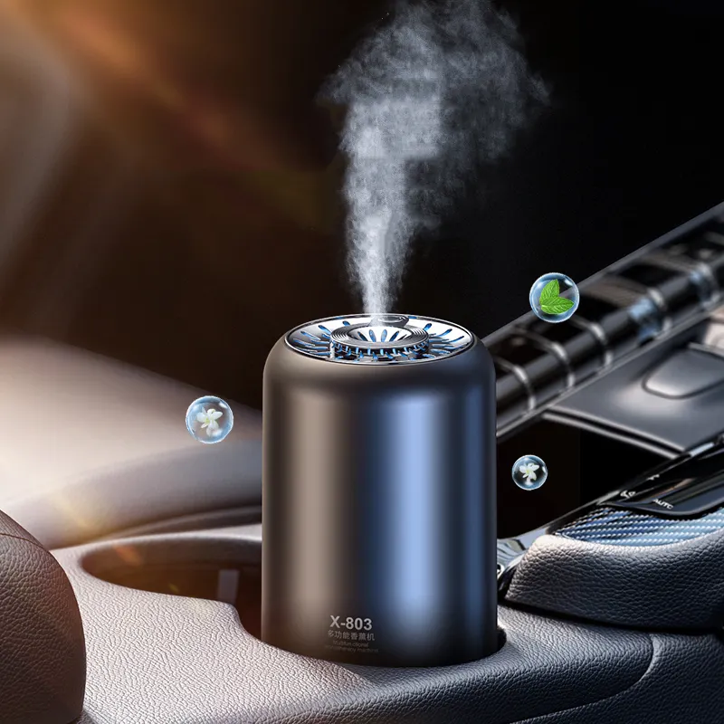 2023 новейший умный автомобильный освежитель воздуха с автоматическим управлением аромадиффузор оптом автомобильный диффузор Usb перезаряжаемые литиевые батареи