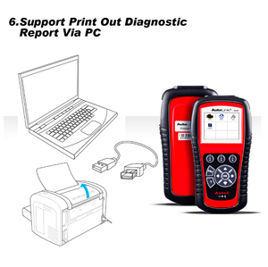 Actualización gratuita en línea de por vida Autel AL619 Universal OBD II Scanner Car Engine Fault Code Reader CAN Herramienta de escaneo de diagnóstico - Product Image 6