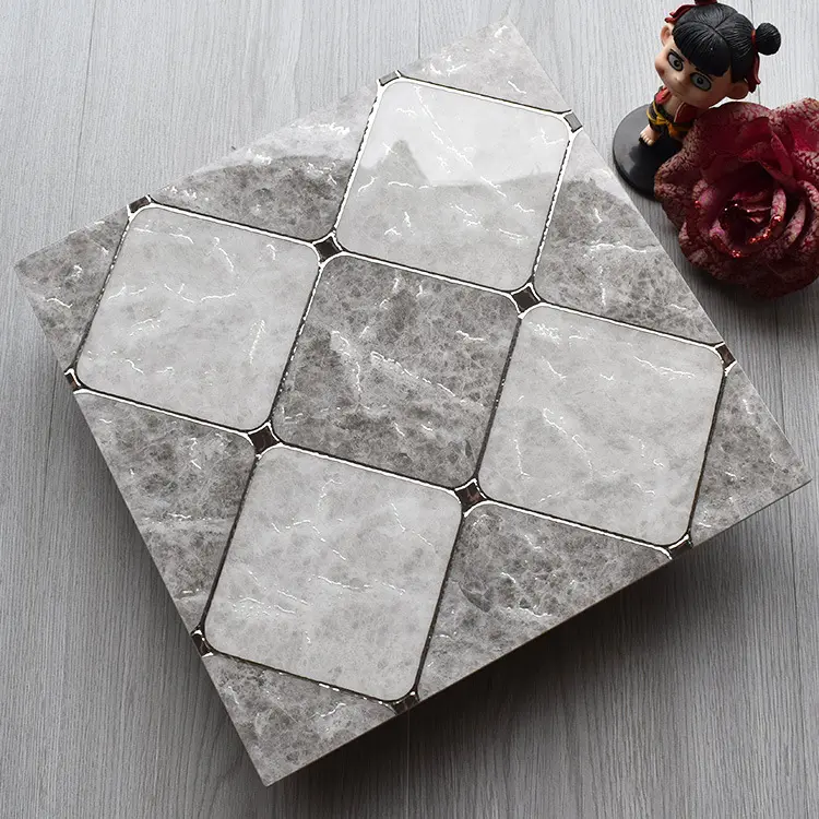 Hot selling Bathroom Wall Decor Polished Crystal Tile glazed tiles for wall and floor with good price