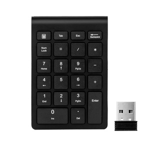 Teclado numérico inalámbrico Bluetooth 22 teclas Mini teclado numérico para portátil, escritorio, PC 280mAh batería de litio