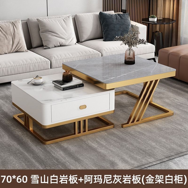 Gold frame white cabinet