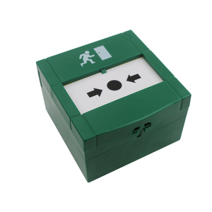 Verde Rottura Vetro Pulsante Di Emergenza Pulsante Di Emergenza Con La Copertura Di Emergenza Segnali di Uscita - Product Image 3