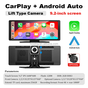 9 pollici 4K autoradio senza fili CarPlay Android Auto IPS Touch Screen Bluetooth 5.0 lettore DVD FM AM USB AUX ingresso per Auto camion - Product Image 4