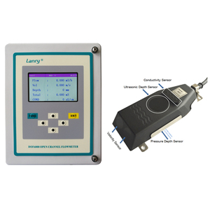 面積速度センサー水流測定装置オープンチャンネル用流量測定メーター - Product Image 1