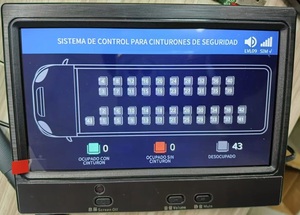 Westbay assento de cadeira de carro, 7 "lcd 4g sem fio gps, <span class=keywords><strong>sensor</strong></span> de detecção de pressão de aviso