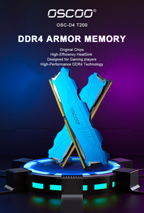 OSCOO RAMs DDR4 32GB 16GB 8GB 4GB DRAM Memory Dimm 2400MH 2666MHZ 3200MHZ Memory Cooling Heatsink Game Computer Parts PC RAM <strong>DDR</strong>