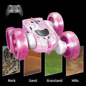 High Quality 2.4g Mhz 5ch <strong>Rc</strong> Stunt Rolling <strong>Car</strong> Double Side Remote <strong>Controlled</strong> <strong>Car</strong> <strong>With</strong> Led Light <strong>Rc</strong> <strong>Car</strong> for Kids - Product Image 5