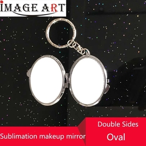คู่ด้านระเหิดโลหะกระจกแต่งหน้าด้วยพวงกุญแจ - Product Image 2
