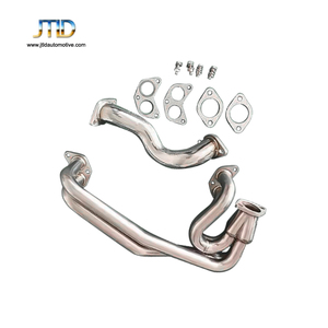 304 נירוסטה אורך לא שווה פליטה כותרת עבור טויוטה GT86 סובארו BRZ