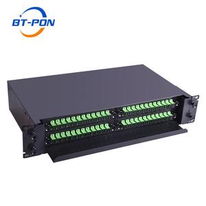 Odf FTTH soğuk haddelenmiş çelik raflar ve muhafaza FTTH FTTB FTTX ağ SC LC kabul 12-96cores APC/PC/UPC siyah, gri 1U/2U/3U/4U - Product Image 5