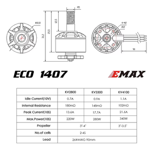 Emax Hawk มอเตอร์ไฟ LED 2207 5 Pro FPV โดรนแข่งเฟรมโดรนสำหรับกลางคืนมอเตอร์ไร้แปรงถ่านสำหรับเครื่องบิน RC Plane RC - Product Image 6
