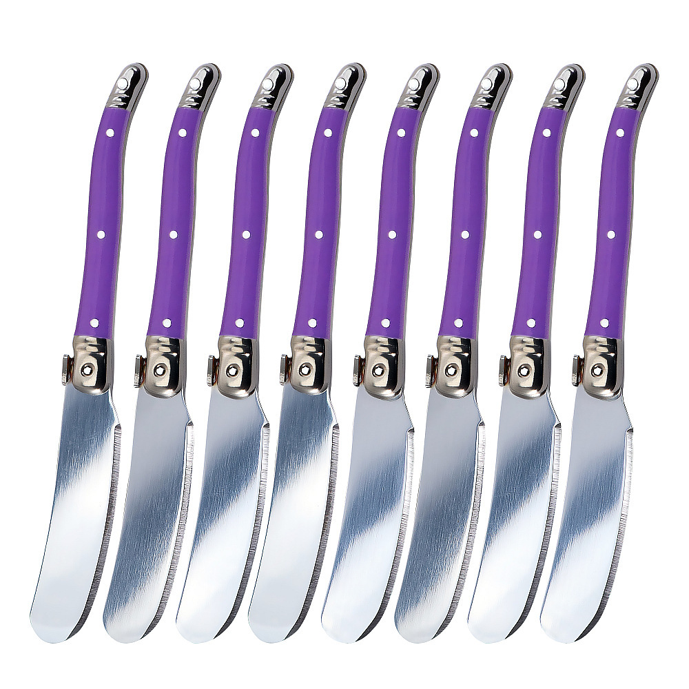 8 purple pieces-white box packaging