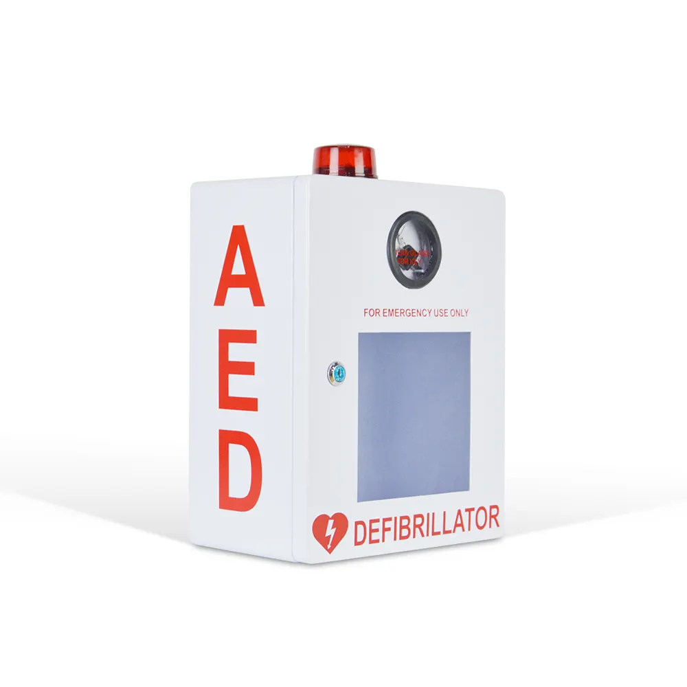 WAP M2C AED除細動器ウォールキャビネットは、すべてのブランドの心臓科学、Zoll、AED除細動器、Physio-Controlに適合します