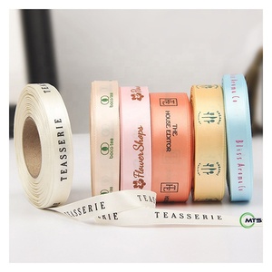 定制聚酯缎带专业印刷个性化文本和礼品包装标志 - Product Image 2