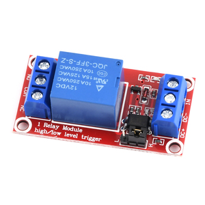 One 1 Channel Optocoupler <strong>Relay</strong> Module Support High and Low Trigger DC 12V Power Supply Module - Product Image 2