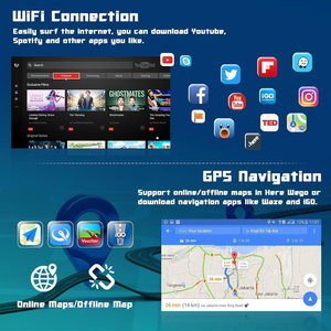 Android Car Stereo IPS Touch Screen Car Radio for <strong>Honda</strong> <strong>City</strong> 2008-2013 with Wireless Carplay Android Auto GPS Video Player - Product Image 4