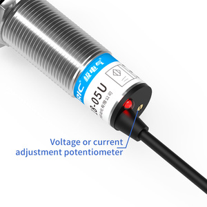 GTRIC M18 series flush distance adjustable voltage and current <strong>output</strong> 15-30VDC <strong>analog</strong> inductive <strong>proximity</strong> switch <strong>sensors</strong>