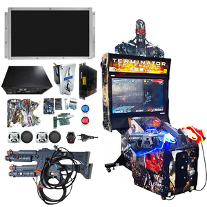 ターミネーター4シミュレーターキットキャビネットアダルトストリートキットボードコインはアーケードシューティングボールゲーム機用に操作されます