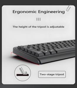 PS/2 Port 104 Keys Wired <strong>Keyboard</strong> Business Laptop Desktop PC Office Home PS/2 Interface Splash Proof - Product Image 3