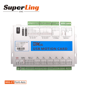 CNC Mach3 3-Achsen 4-Achsen 6-Achsen-CNC-Controller-Karte Unterstützung Schrittmotor Servomotor Open Loop für CNC-Fräsmaschine