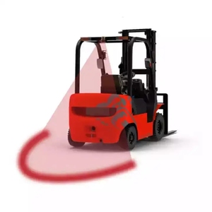 2024 OEM fabrika LED uyarı çalışma ışığı için kamyon Forklift kavisli kırmızı çizgi projektör ışığı satılık - Product Image 6
