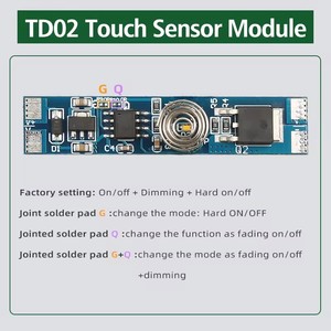 fabrik großhandel dc 12 v 24 v aktiv berührung dimmer sensor schalter modul für aluminiumprofil - Product Image 6