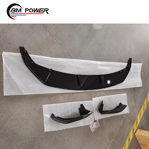 1 serisi F20 MP stil vücut <span class=keywords><strong>kiti</strong></span> dudak ön arka difüzör yan etek arka SPOILER parlak siyah FACELIFT parçaları - Product Image 5