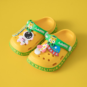 Cartoon Nasa <strong>Clog</strong> Slipper Baby Spaceman Kids <strong>Shoes</strong> Outdoor <strong>EVA</strong> Soft Casual Sandals Astronaut Hole <strong>Shoes</strong> for Girl Boy Children
