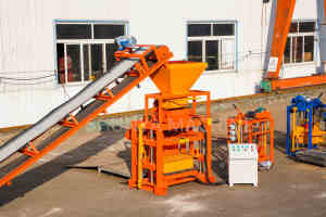 High Efficiency QTJ4-35 Concrete Brick Making Machine <strong>Automated</strong> <strong>Block</strong> Manufacturing Machines