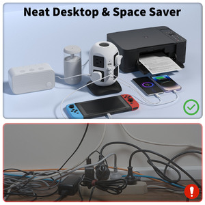 Hersteller Direkt verkauf 8-Wege-4-USB-Anschlüsse Verlängerung Steckdose Multi Plug Socket Power Socket Extension - Product Image 3