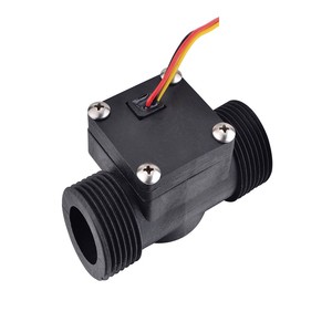 1-30L เครื่องทำน้ำอุ่น2 DN15 G1/นาทีตัววัดการไหลของกังหันแบบเกลียวที่มีเซ็นเซอร์น้ำร้อน NTC 50K - Product Image 1
