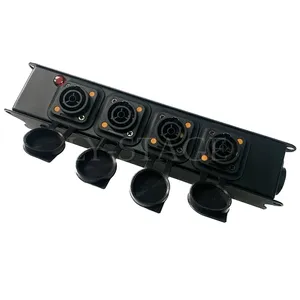 Led büyük ekran aydınlatma sahne ve diğer giriş fişleri için 4 Port Powercon güç dağıtım çıkış kutusu - Product Image 4