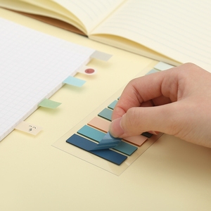 Sticky <strong>Index</strong> Tabs Colorful Book <strong>Note</strong> Tabs Transparent Writable Page Markers Label Flags Strip Stickers for Annotating <strong>Notebook</strong> - Product Image 3