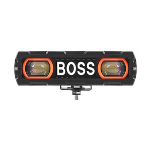 7インチ長方形LEDワークライト20WエンジェルアイドラインライトSUVトラックオフロード車用ホワイトイエローレッド - Product Image 1