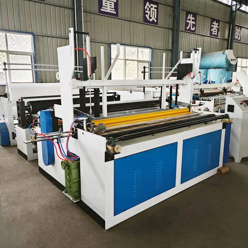 Máquina de fabricación de papel higiénico de fábrica, máquina de fabricación de papel higiénico para producir papel higiénico y servilletas