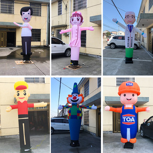 Tay vẫy <span class=keywords><strong>Inflatable</strong></span> Cậu bé Đầu bếp linh vật không khí vũ công cho hiệu quả Nhà Hàng quảng cáo - Product Image 2