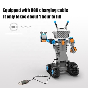 426 шт. APP управления программируемый робот rc игрушки науки DIY строительные блоки дистанционного управления голосом программирования роботов для кирпичей - Product Image 5