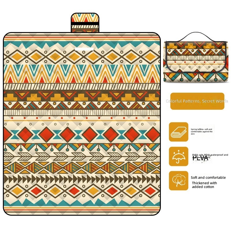 Colorful Pattern Secret Language Ultrasonic Picnic