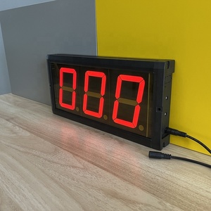 Jhering LED Digital Counter Work 4 Zoll 7-Segment-Anzeige Großer Countdown-Timer Fitness-Gym-Timer