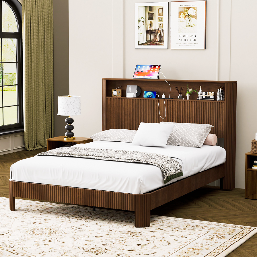 Walnut - Queen Size