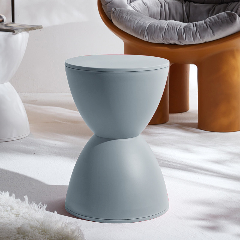 Taburete Prince gris claro