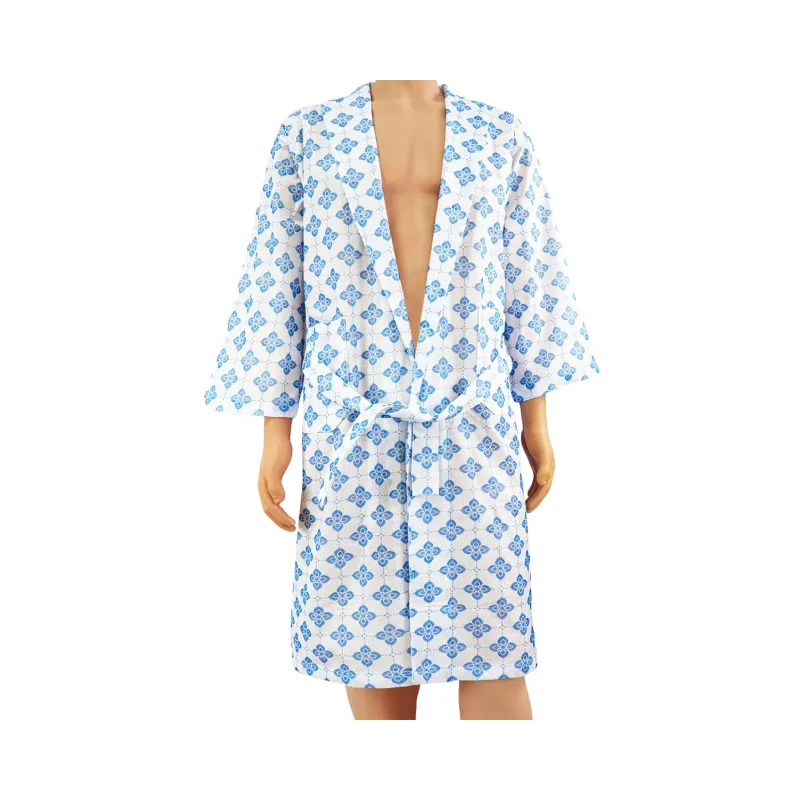 Kimono jetable non tissé hygiénique pour salon d'hôtel SPA-Serviette de bain/peignoir/pyjama de voyage