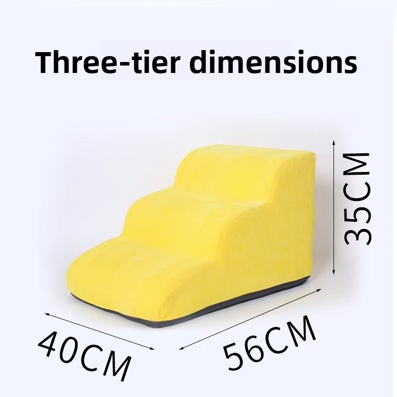 Trois échelles jaunes