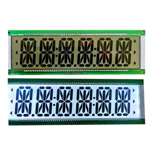 Waage 6-stelliges monochromes 4-stelliges Segment LCD 14-Segment-LCD-Display Benutzer definiertes Größen segment LCD-Bildschirm modul - Product Image 3